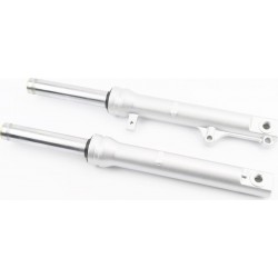 Вилка передняя (перья) лев., прав., к-кт 2шт Honda DIO, 380мм (под диск. торм.) качественные, серые Китай