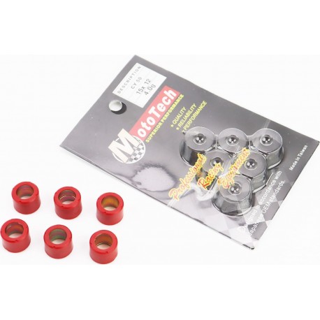 Ролики варіатора 6шт, Yamaha 15x12-4,0г, Тайвань Mototech