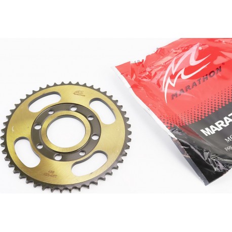 Звезда задняя WY125-428-48Т-d-58/ 4отв.*90мм "калёная" (ZS125J спицы) MARATHON