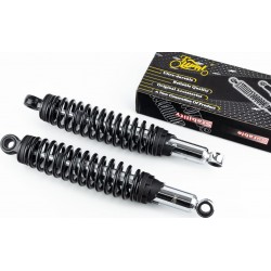 Амортизатор задний JH/CB/CG-340мм, d60мм (втулка 17мм/втулка 15мм) регулир., чёрный к-кт 2шт LIPAI