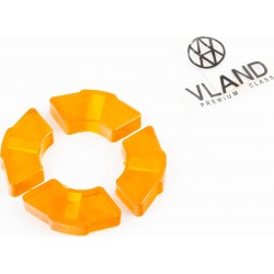 Демпферная резинка заднего колеса (к-кт 4шт) "силикон, оранжевый" VLAND