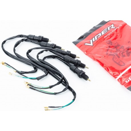 Датчик гальмівний задній "жабка" к-кт 5шт (кріплення-фіксатор) тип 1 Viper