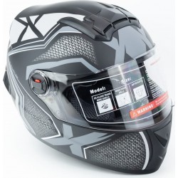 Шолом інтеграл, сонцезахисні окуляри М61 М (57-58см), чорно-сірий мат FORTE