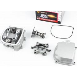 Головка цилиндра+клапана+пастель+распредвал с "зацепом"+крышка в сборе 150cc Formula