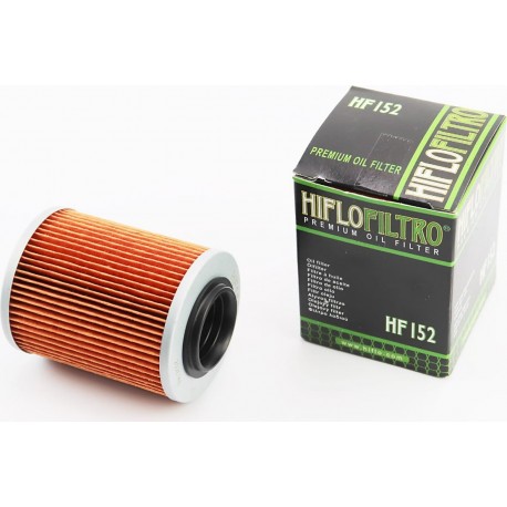 Фильтр-элемент масляный HF152 (56x74мм) APRILIA ETV/RSV/SL1000, Bombardier ATV 330/400/650/800 Outlander HIFLO
