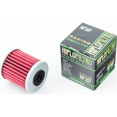 Фильтр-элемент масляный HF207 (38x44мм) Kawasaki KX250/KX450, Suzuki RM-Z250 K4,K5,K6/RM-Z450 K5,K6,K7,K8,K9,L0,L1,L2,L3 HIFLO