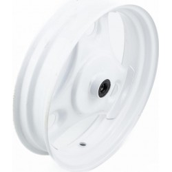 Диск колісний передній Honda DIO бараб. гальмо (сталевий), білий Китай