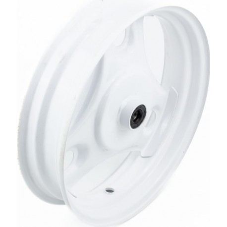 Диск колісний передній Honda DIO бараб. гальмо (сталевий), білий Китай