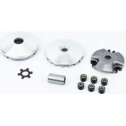 Вариатор передний к-кт Yamaha JOG 90 (под вал 16мм)+втулка, крыльчатка, крест Китай