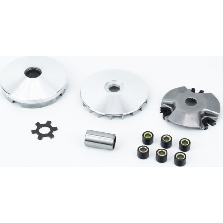 Варіатор передній к-кт Yamaha JOG 90 (під вал 16мм)+втулка, крильчатка, хрест Китай