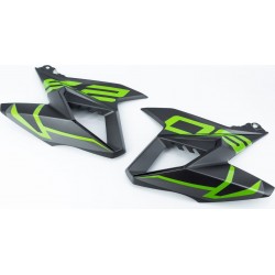 Tekken New Пластик-боковой передній лев., прав.. к-кт 2шт, графітно-зелений TEKKEN