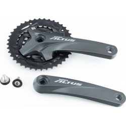 Шатуны "квадрат" 170мм, 40.30.22T MTB, алюминиевые, серо-чёрные ALTUS FC-M2000 SHIMANO