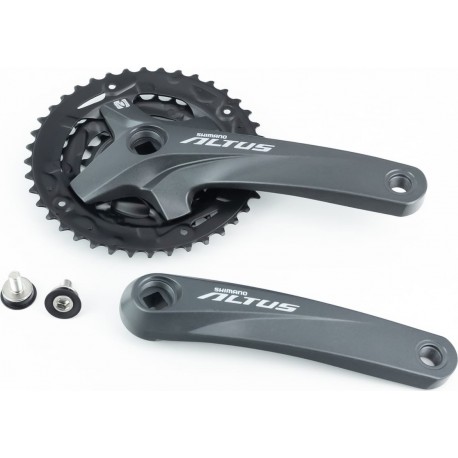 Шатуны "квадрат" 170мм, 40.30.22T MTB, алюминиевые, серо-чёрные ALTUS FC-M2000 SHIMANO