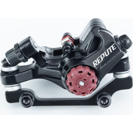 Тормозной суппорт передний (F160/R140мм), чёрный DSC-730F Repute