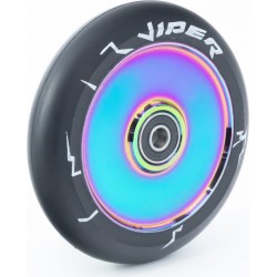 Колесо трюкового самоката 110мм, алюминиевое, пром-подшипники 608 (8х22х7) 2RS, хамелеон Китай