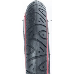 Шина 12" 1/2х2 1/4 (51-203) сликовая с красной полосой SA-227 DELI