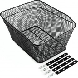 Корзина задняя (сетка), крепл. на багажник, чёрная TH-173 Китай