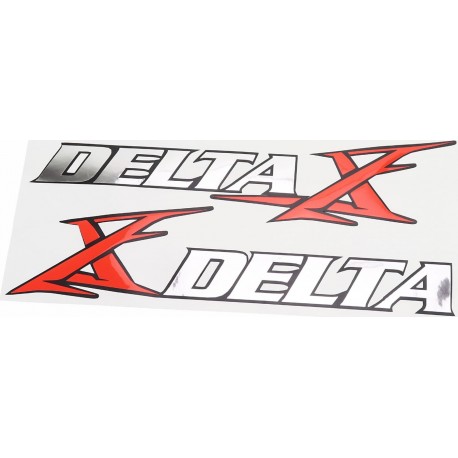 Наклейка "DELTA" на Пластик бічний лів./прав. к-кт 2шт (25х6см) Китай