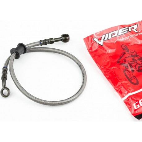 Viper-V200R Шланг гальмівний задній 580мм (під болт-штуцер 10/10мм) армований Viper