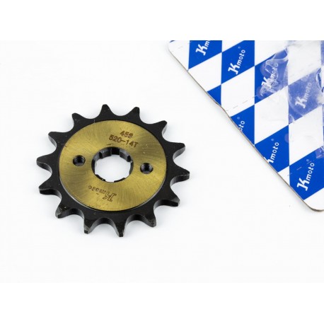 Звезда передняя CG/CB-520H-14T (шлиц 4мм) "калёная" Loncin LX200GY-3 K moto