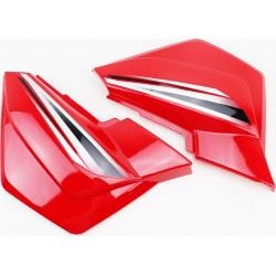 Пластик-боковой средний лев., прав. к-кт 2шт, красный Китай