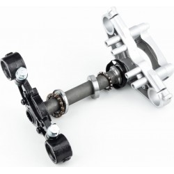 Траверс руля в сборе+верхняя пластина Китай