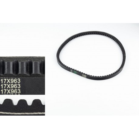 Ремень 17x963, с зубьями Китай