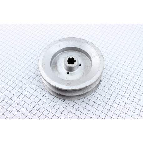 Шкив, D-125мм под шлиц Z-6 (два паза под ремень SPB) Китай