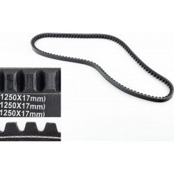 Ремень 17x1250, с зубьями Китай