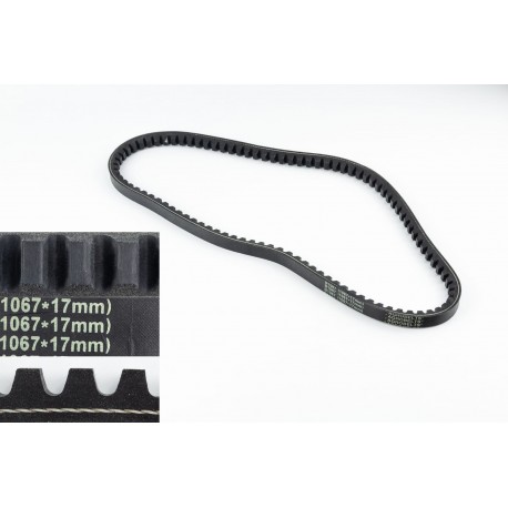 Ремінь 17x1067, із зубами Китай