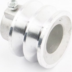 Шкив под коленвал, d-20мм (D-56мм, 2-х ручейковый, два паза под ремень SPА, алюминий) 168F/170F Тип 1 Китай