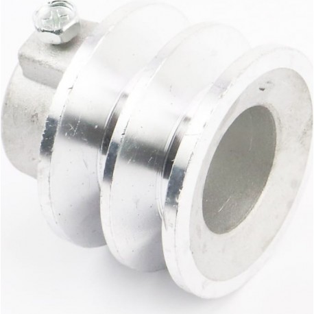 Шкив под коленвал, d-20мм (D-56мм, 2-х ручейковый, два паза под ремень SPА, алюминий) 168F/170F Тип 1 Китай