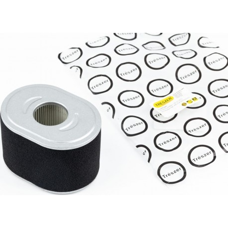 Фільтр повітряний-елемент (паперовий 105х77, 5х70мм) 168F/170F (посилена сітка) TRESZER