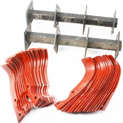 Фреза в сборе, под шестигранный вал 32мм, ширина захвата 800мм, 32 ножа, 178F/186F Китай