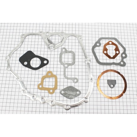 Прокладки двигуна 170F 70мм Витязь/Кама 2отв., к-кт 9 деталей Китай