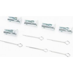 Шплінт+стопор D-10мм, L-22мм к-кт 5шт, фіксатор троса на важелі зчеплення та реверса Китай