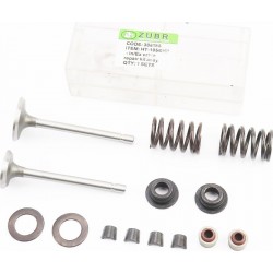 Клапана впускной (H-79,8/ D-30,4/ d-6), выпускной (H-79,8/ D-25,5/ d-6) к-кт 2шт 178F+пружина-2шт+шайба-4шт+сухарь-4шт Viper