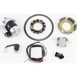 Комплект для переоснащення мотоблока під електростартер 178F (електростартер, замок, проводка, магнето Китай