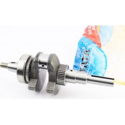 Коленвал 192F (Dшейки-43мм, H-121,0мм) под шпонку, d-25мм+шестерни+подшипник, запрессованный TATA