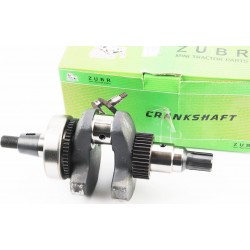 Колінвал 186F (Dшийки-40мм, H-118,0мм) під шліць+шестірні+підшипник, запресований Viper