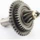 Шестерня КПП вторичного вала Z-38x39, D-25мм+вал+шестерня в сборе Китай