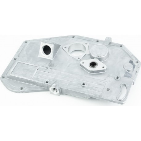 Крышка блока двигателя правая (со стороны заводного рычага), длинная, 12отв., алюминий R180NM Китай