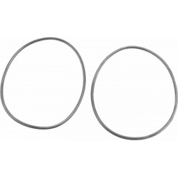 Кольцо (манжет) уплотнительное гильзы 80мм, чёрное R180NM, к-кт 2шт Китай