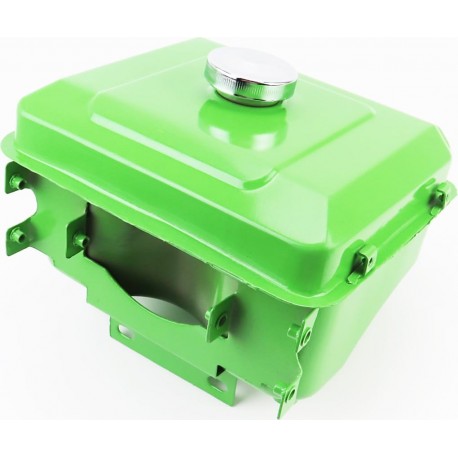 Бак топливный R175A/R180NM, 260x190x165мм, выступ. горловина, отверстие под шланг топливный+крышка Китай