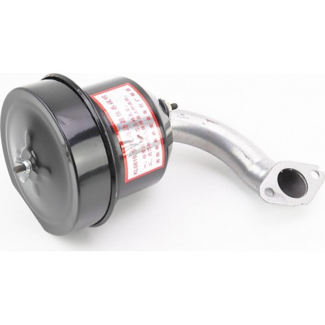 Фільтр повітряний з паперовим елементом (сіре коліно) Китай