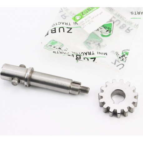 Вал ручного стартера с резьбой+шестерня Z-15 к-кт R175A/R180NM Viper