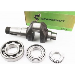 Колінвал R195NM (Dболта-М14x1,5, Dшейки-52мм, H-112мм) +підшипники+шестерня Viper