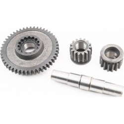 КПП-Вал диференціала+шестерня Z-47+шестерня-2шт Z-15, к-кт 4шт 101-2 (можливий наліт) Китай