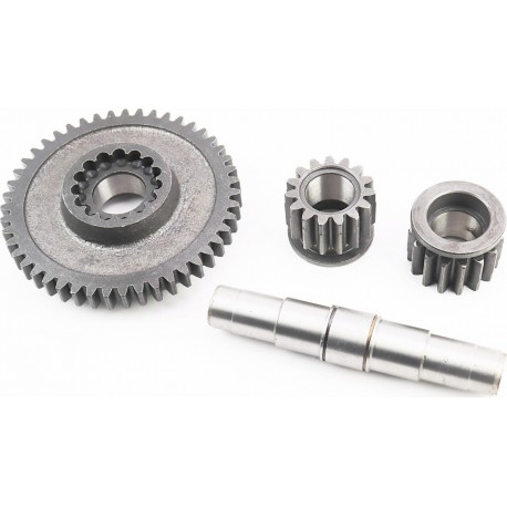 КПП-Вал диференціала+шестерня Z-47+шестерня-2шт Z-15, к-кт 4шт 101-2 (можливий наліт) Китай