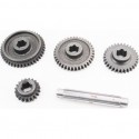 КПП-Вал шліцьевий L-150мм+шестерня Z-20+шестерня Z-31+шестерня Z-38+шестерня Z-43, к-кт 5шт 101-2 Китай